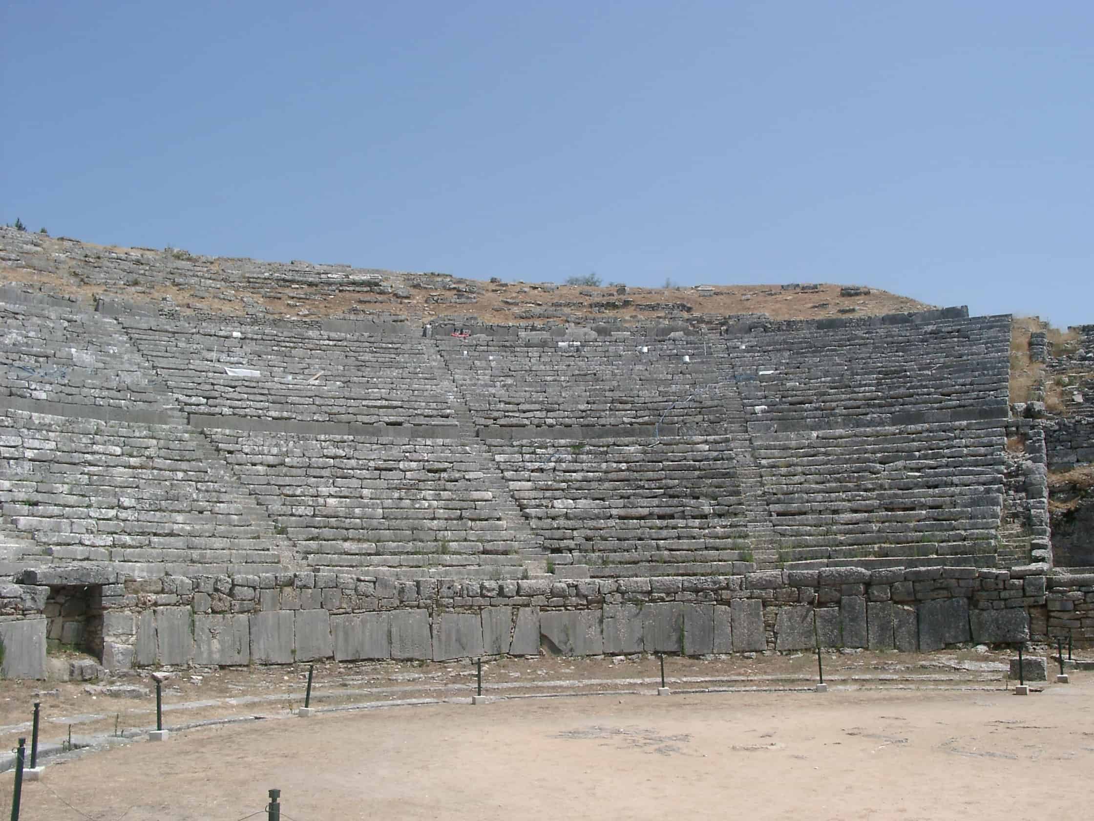 Ancient Greek theater of Dodoni, Epirus, Greece