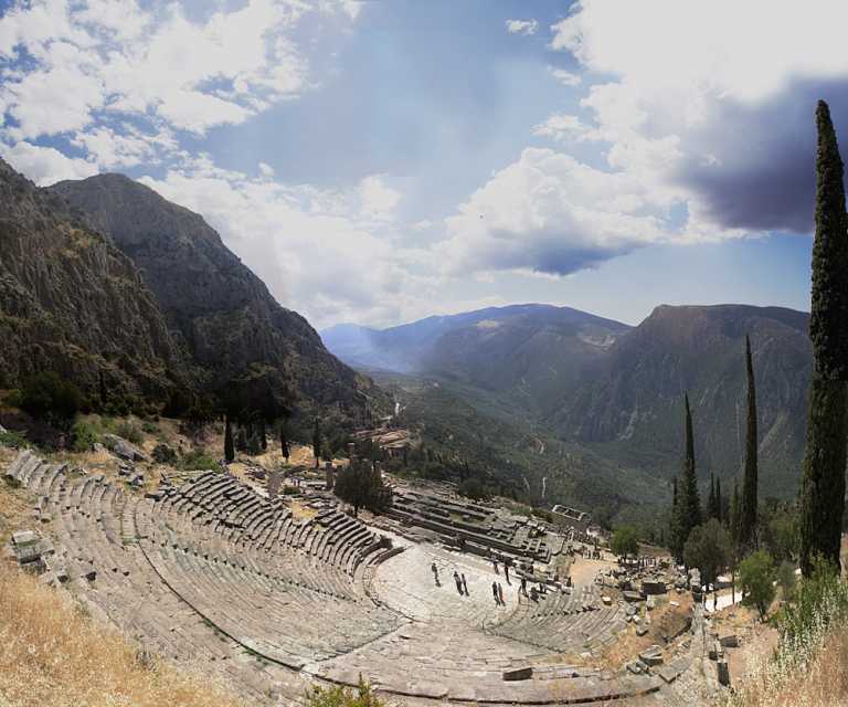 Ancient Greek theater Delphi