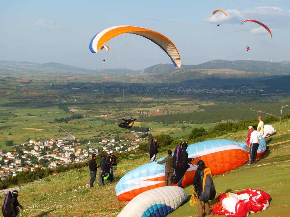 paragliding greece