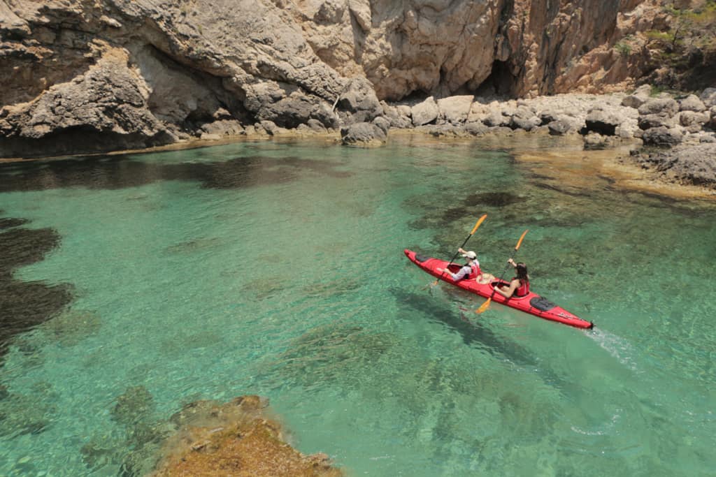 Sea Kayak at Ioanian sea