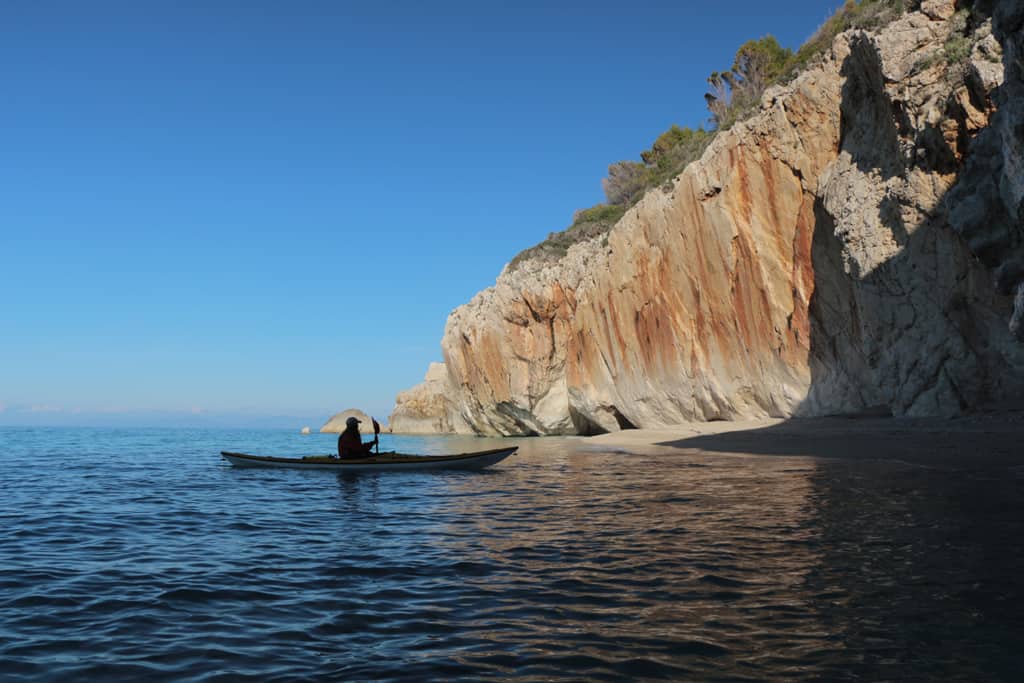 Sea Kayak at Ioanian sea