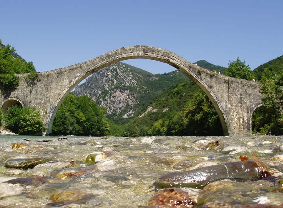 6 Breathtaking Stone Bridges of Epirus, Greece! 2 Plaka Stone Bridge Epirus Greece