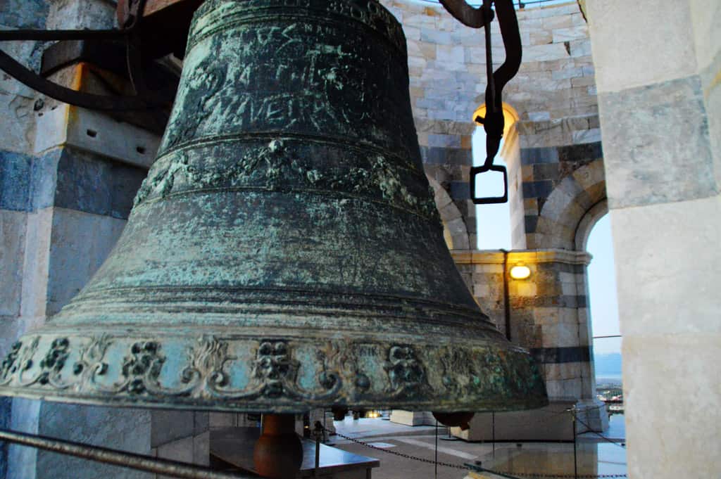 One of the bells of Pisa tower