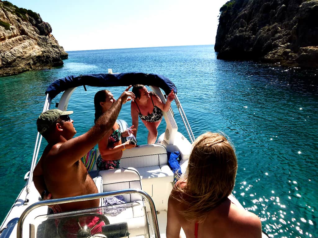 Safari Adventures in Crete Greece: Essense of Crete 61 Half Day Rib Safari at Souda Bay and Secret Beaches