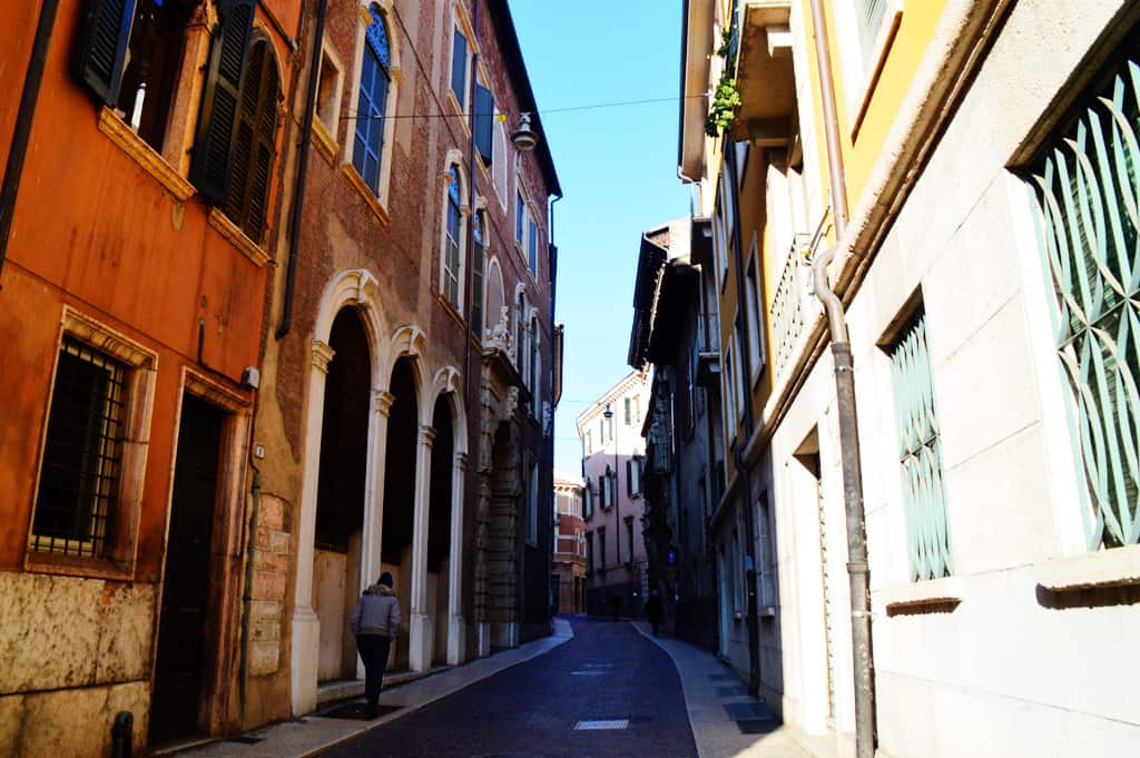 Verona narrow roads