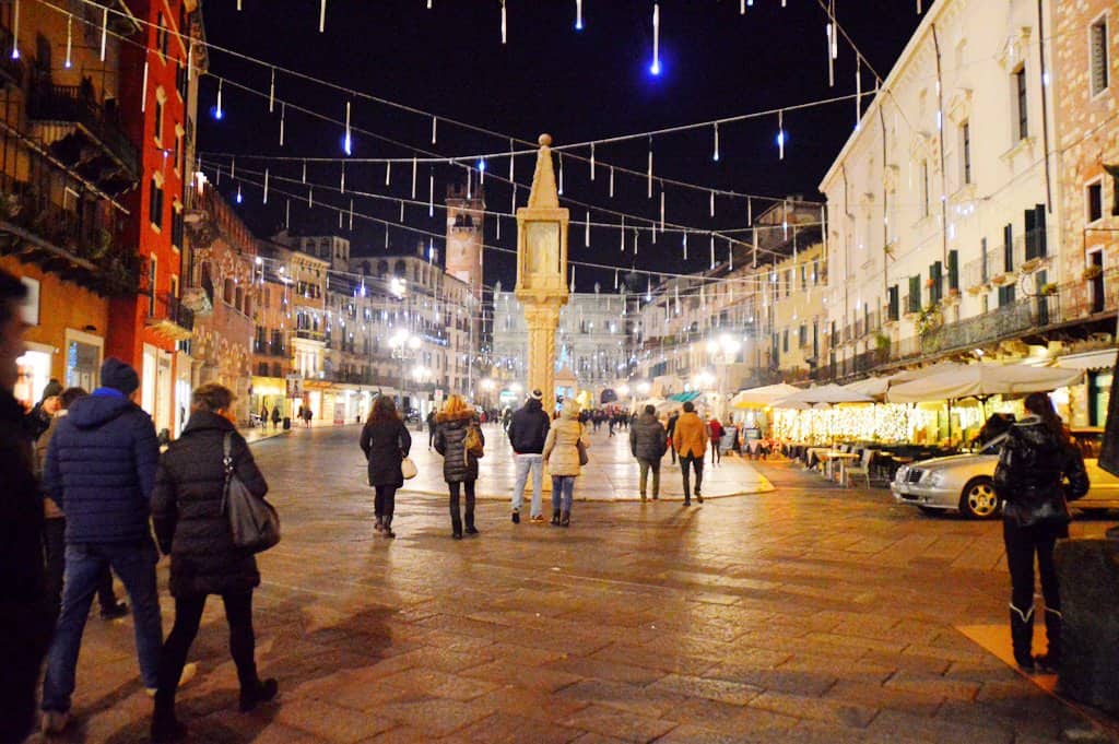 Verona late at night