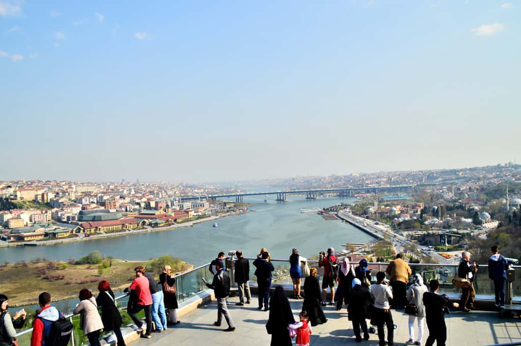 Eyup hill and Pier Lotti Cafe Istanbul Turkey