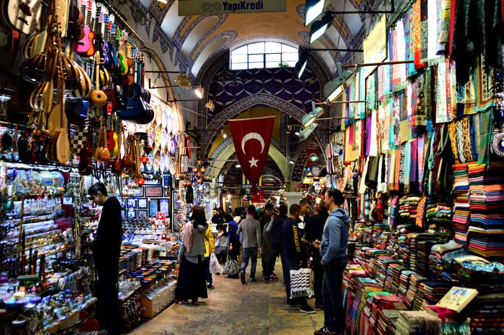 Kapali Carsi Market Istanbul Turkey