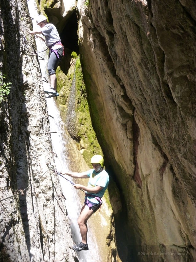 Canyoning Via Ferrata Karpenisi Greece 22 Via Ferrata Karpenisi