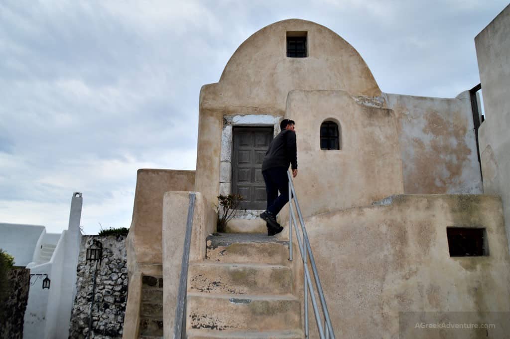 Santorini Pyrgos Village Standing Proud with Panoramic Views