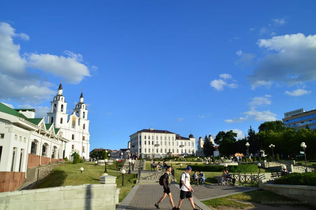 Glorious Summer Walk-Through Minsk, Belarus