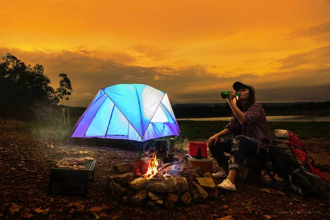 Famous reading outdoors camping