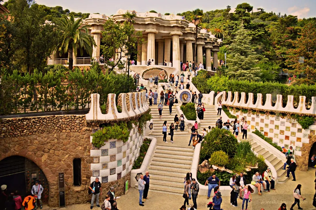 Gaudi Park Guell Barcelona - Fairyland of Gaudi