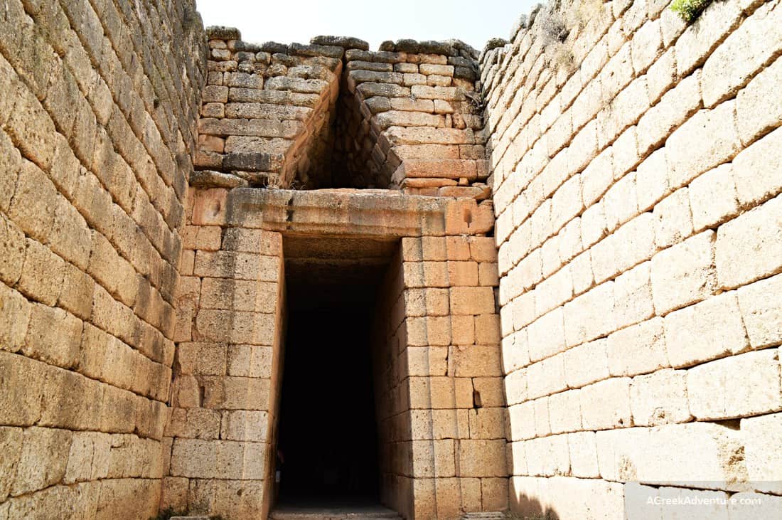 Best Ancient Mycenae Greece Worth Visiting Reasons 2021 5 Our Ancient Mycenae Family Day Trip in Greece. The tholos tomb entrance