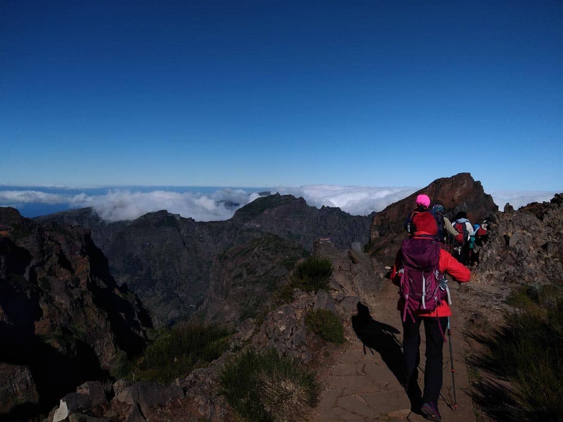 Thrilling Pico Do Areerio to Pico Ruivo Madeira Trekking