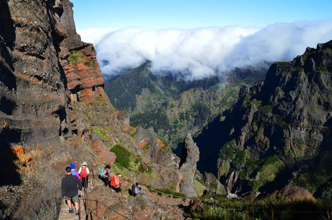 Trekking Pico Ruivo Madeira to Pico Do Arierio