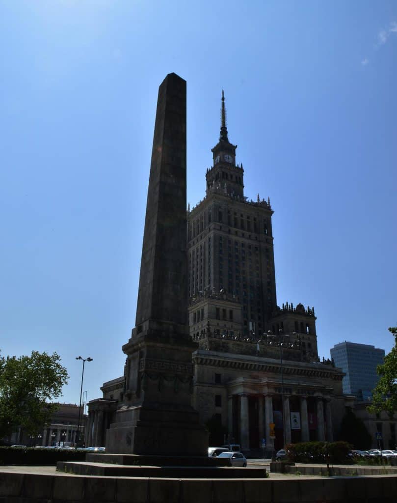 the Palace of Culture and Science in the name of Joseph Stalin