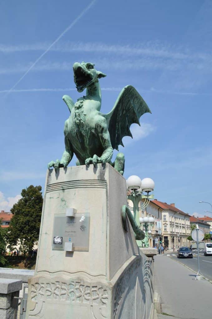 Ljubljana Slovenia Dragon Bridge