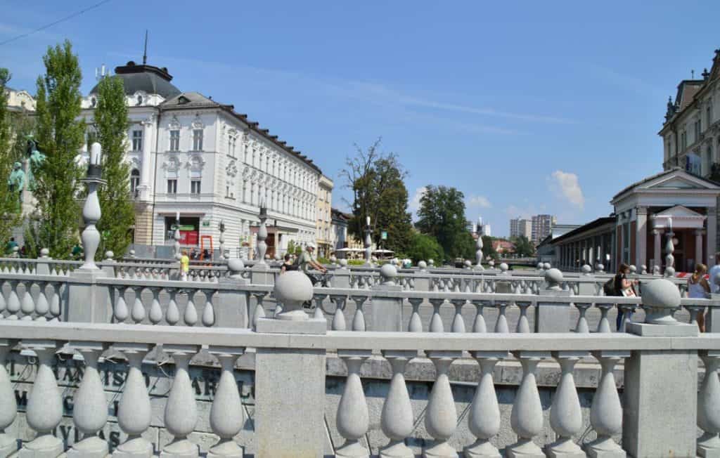 The Triple Bridge of Ljubljana Slovenia