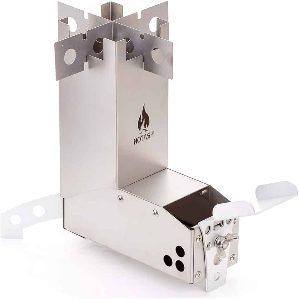 Hot Ash Mini Wood Rocket Stove 