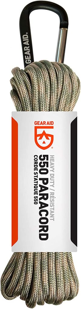 GEAR AID 550 Paracord And Carabiner