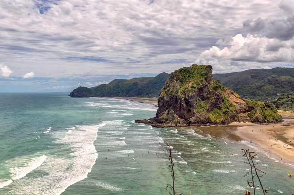 Lion rock at piha beach Most Beautiful Places In New Zealand