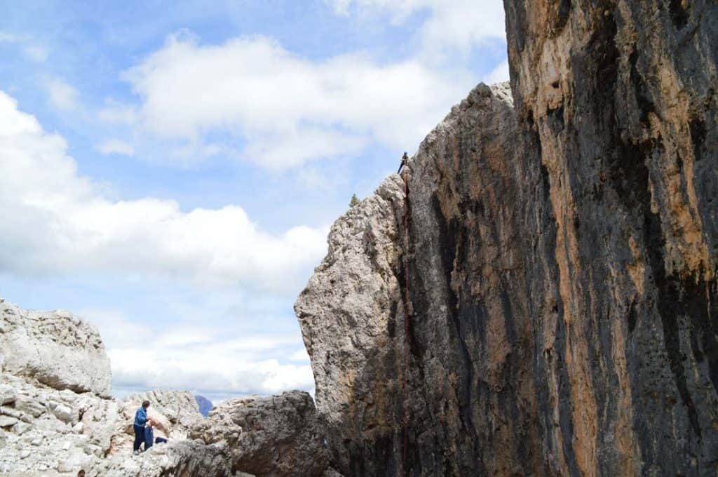 Cinque Torri Rock Climbing