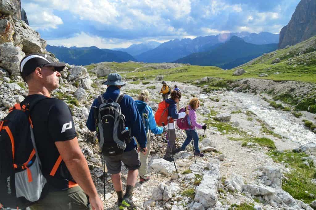 Piz Boe Capana Fassa Hiking Route