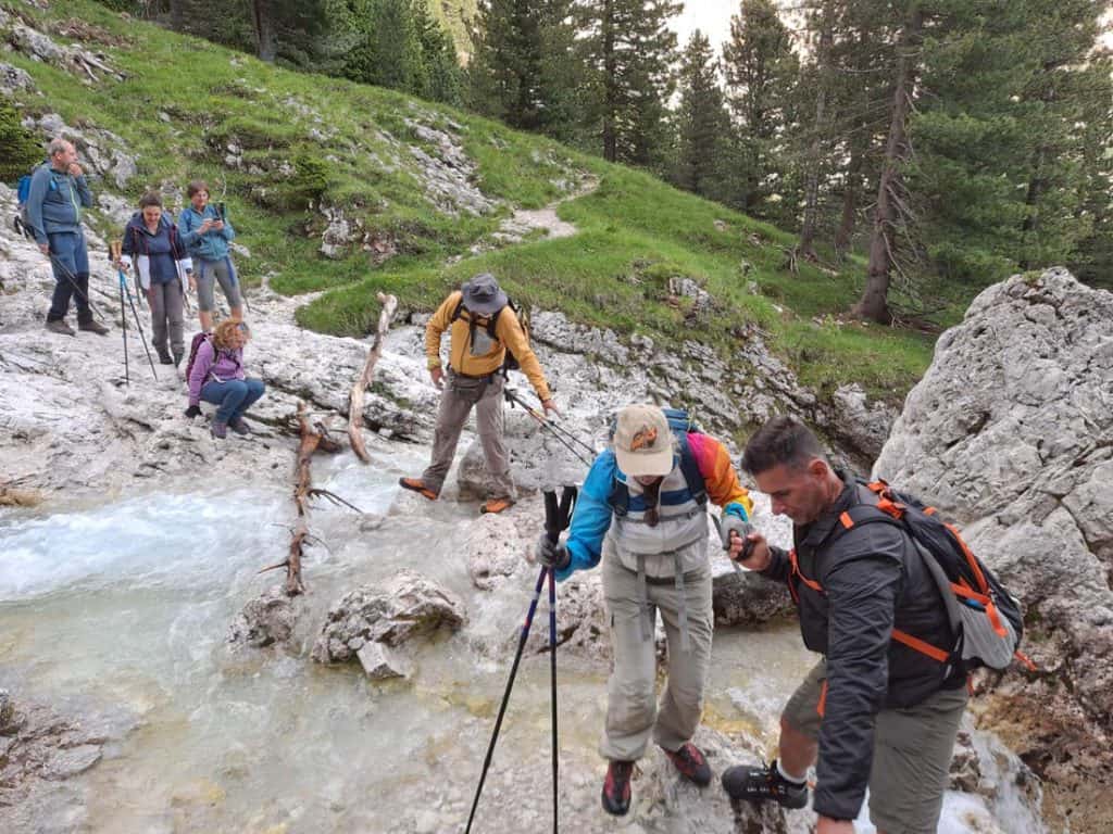 Piz Boe Capana Fassa Hiking Route