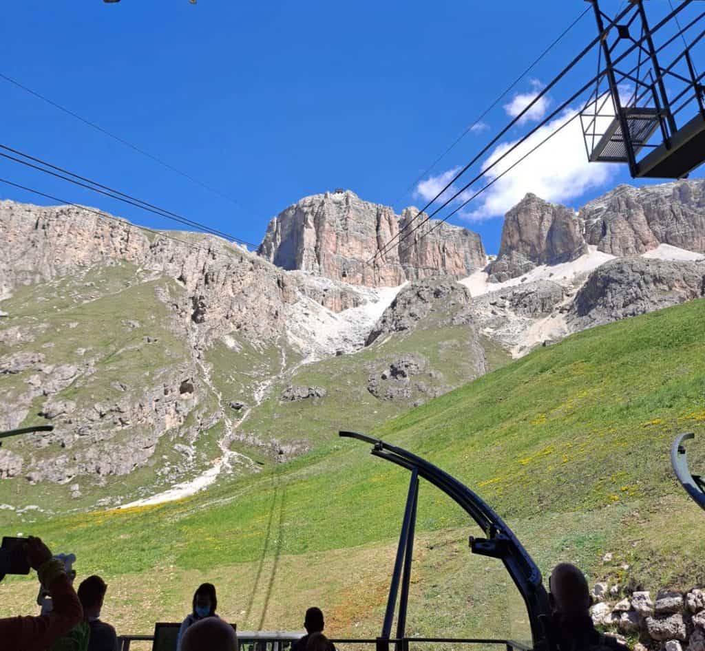 Piz Boè Sass Pordoi Cable Car