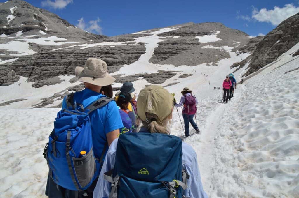 Piz Boè towards mountain top