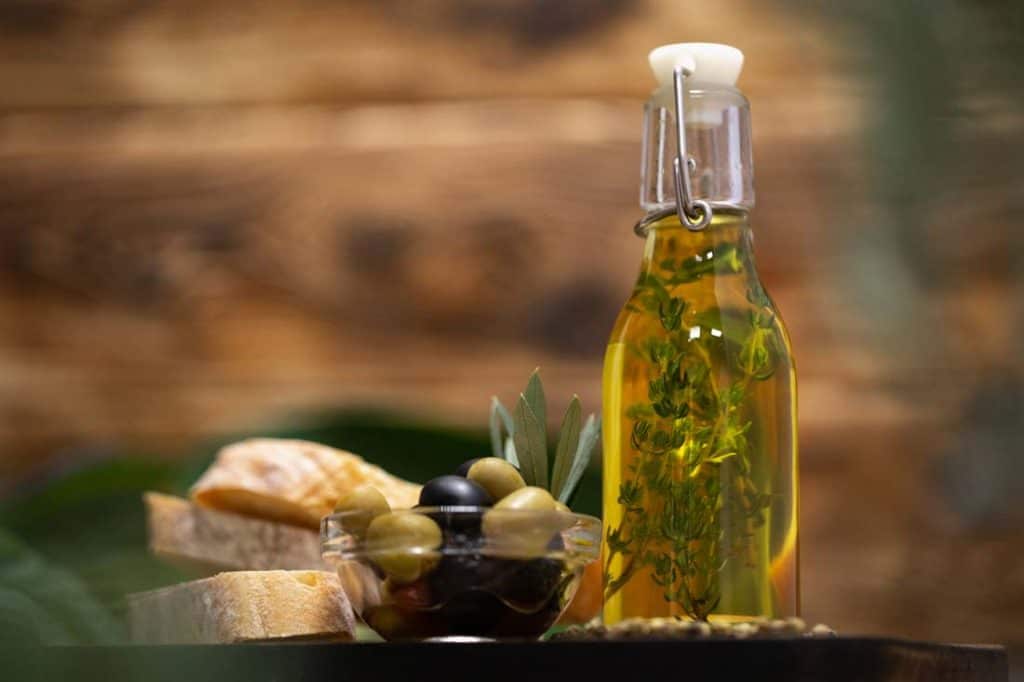 Greek olives and olive oil