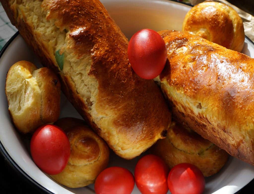 Easter and Christmas bread
