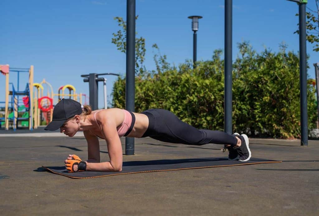 Plank for lower back pain